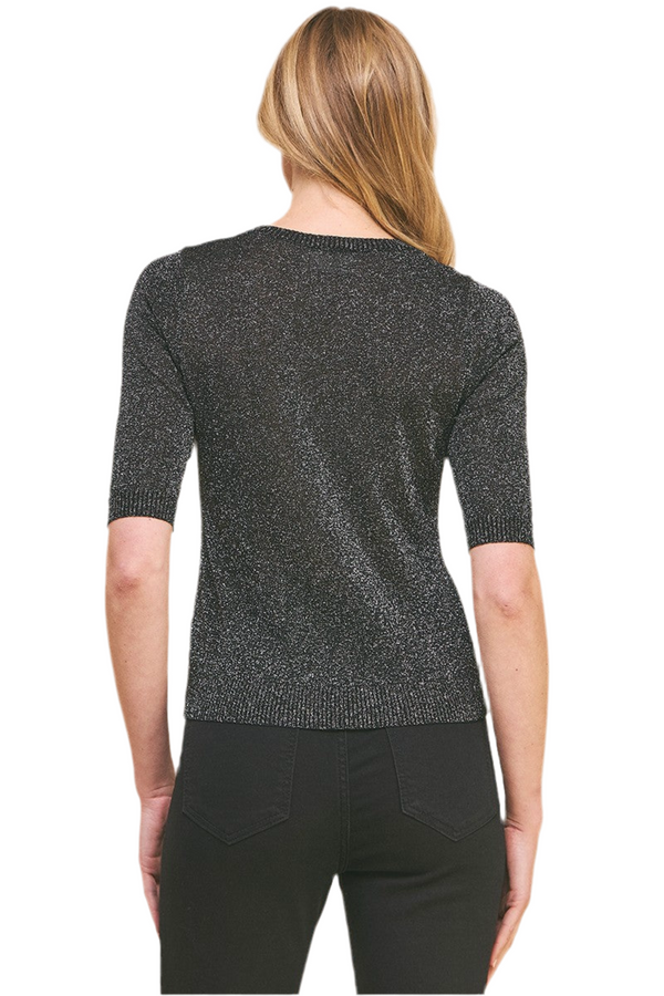 Laura Lurex Knit Pullover