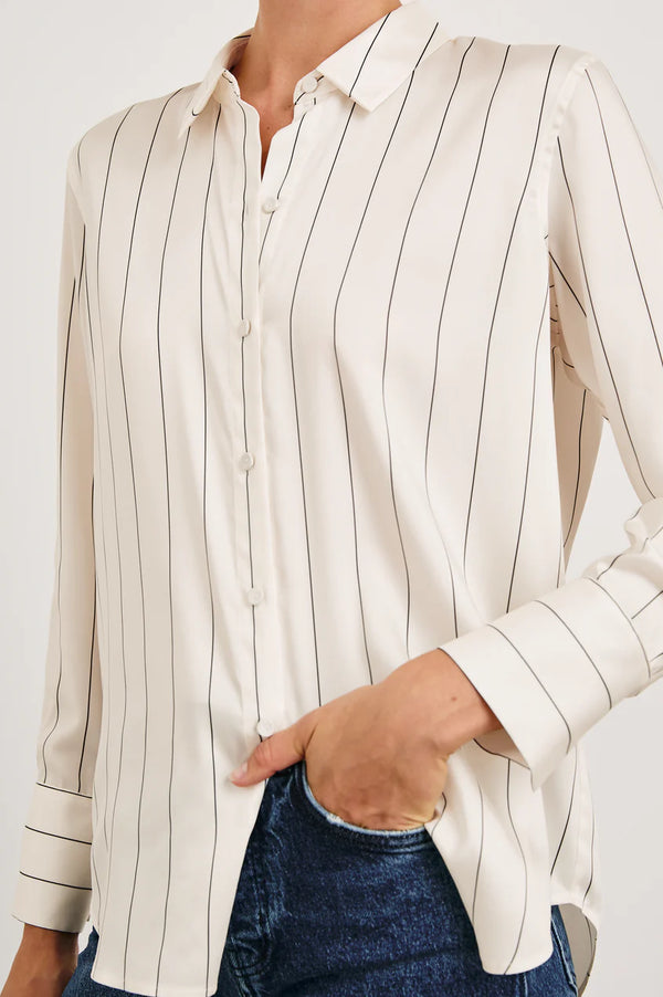 Sage Blouse I Brixton Stripe