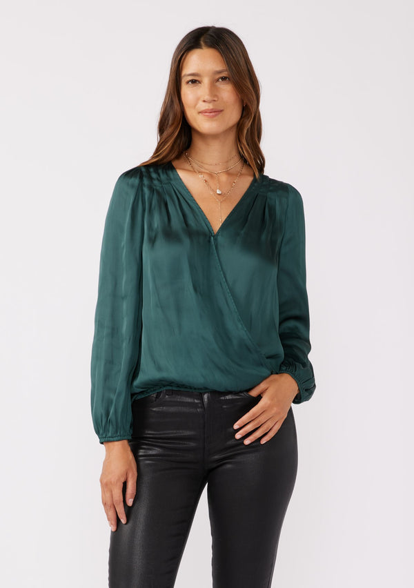 Mystic Wave Blouse I Teal