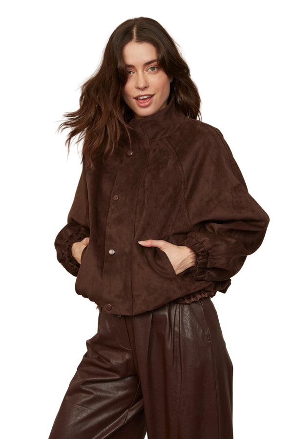 Mia Faux Suede Jacket