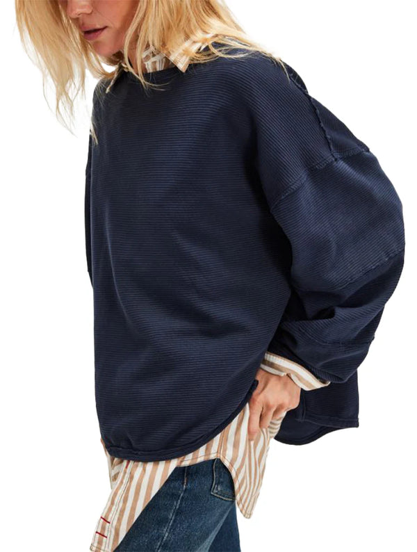 Total Eclipse Long Sleeve Tee I Deeper Iris