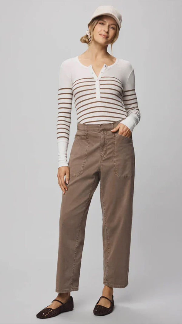 Carissa Twill Pant I Cedar Brown