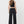 Load image into Gallery viewer, Deb Double Cuffed Baggy Wide Jeans I Washed Black

