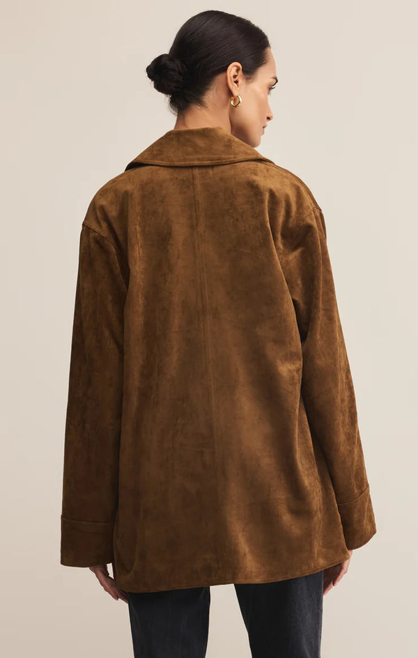 Decker Faux Suede Coat