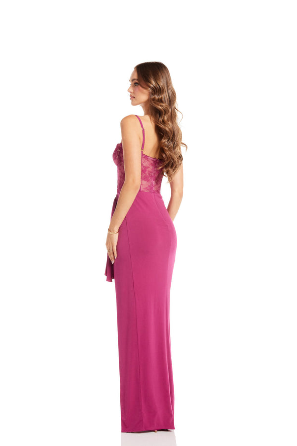 Willow Gown I Raspberry