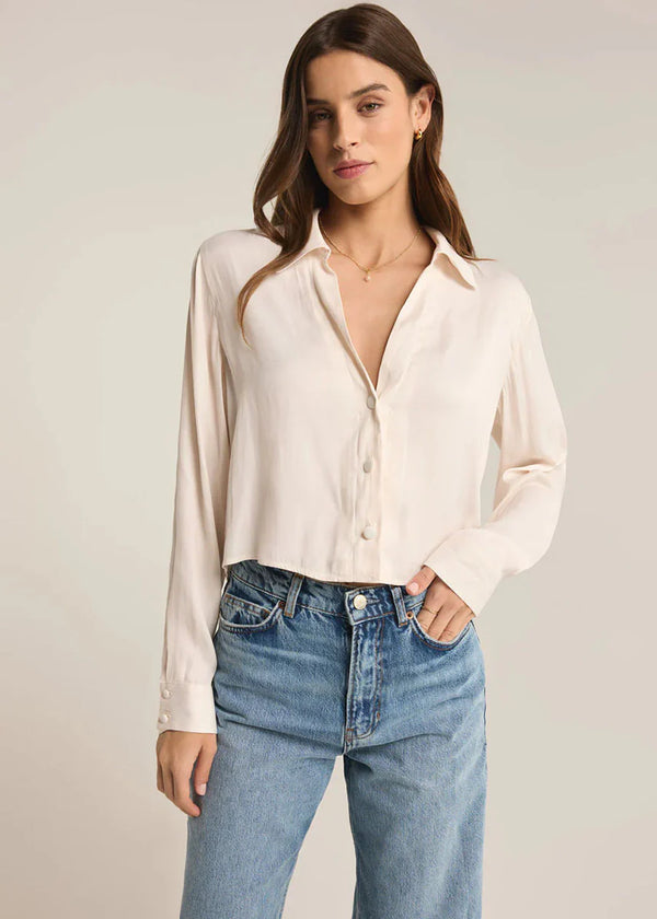 Sante Blouse I Sea Salt