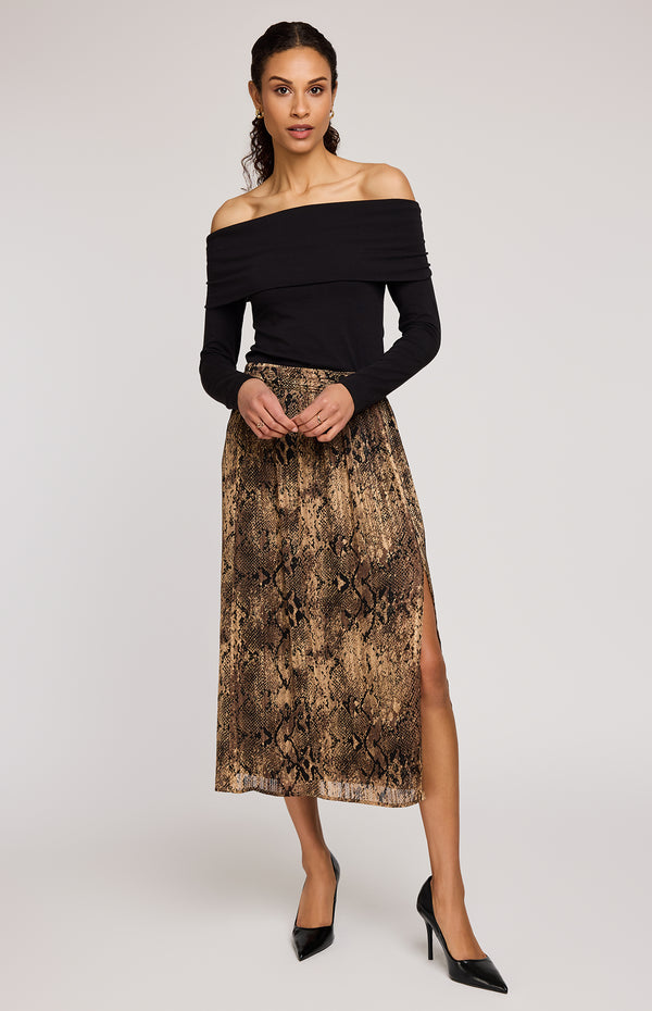 Adeline Skirt I Topaz Snake