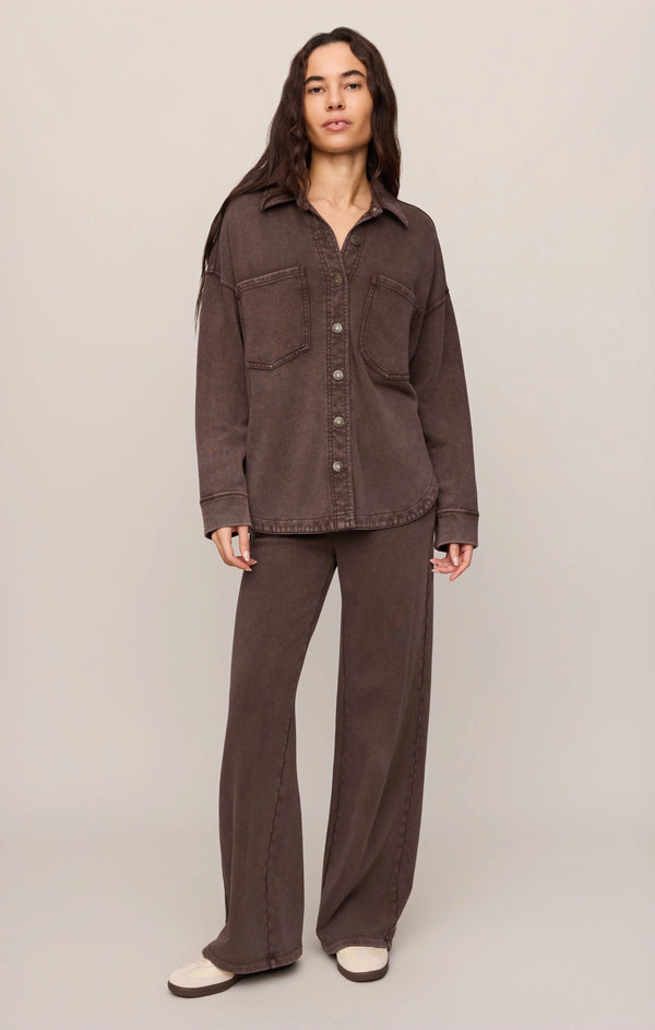 All Day Knit  Jacket I Dark Chocolate