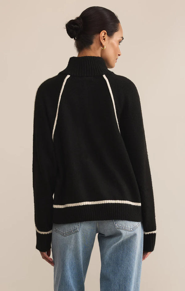 Alps Half Zip Sweater I Black