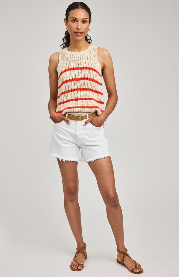 Andrea Sweater Tank I Grenadine Stripe