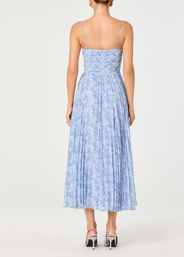 Bayley Dress I Blue Floral - Pre Order