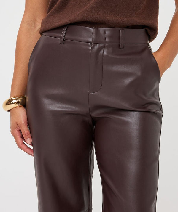 Cadbury Faux Leather Trouser