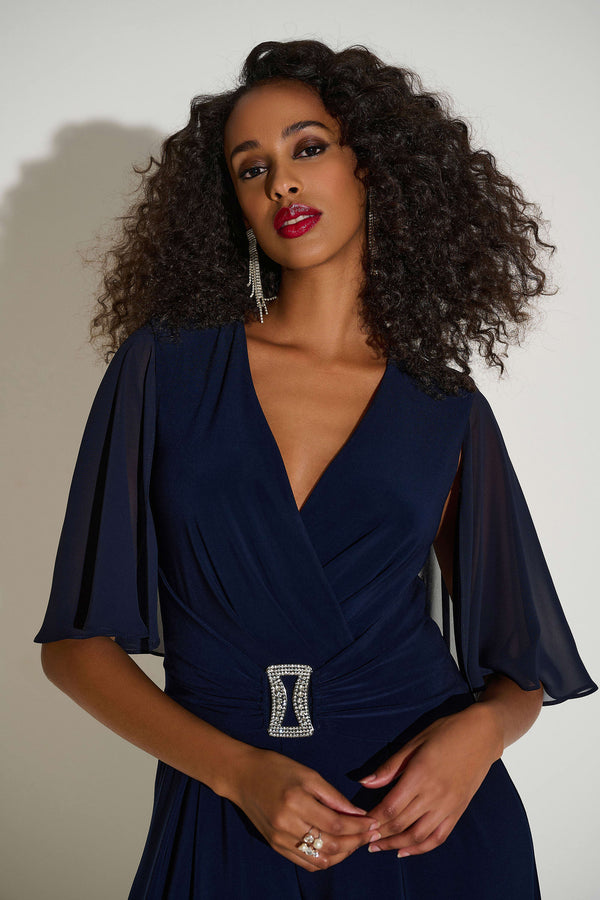 Shira Wide Leg Jumpsuit I Navy