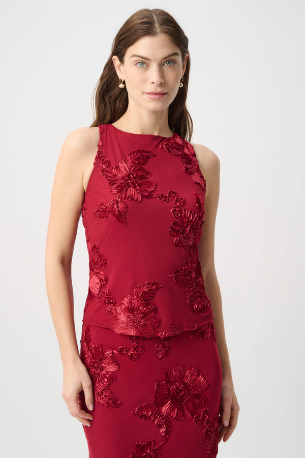 Cherri Mesh Sleeveless Top