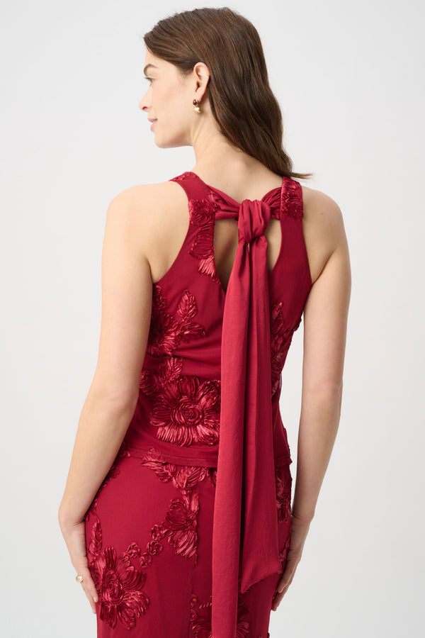 Cherri Mesh Sleeveless Top