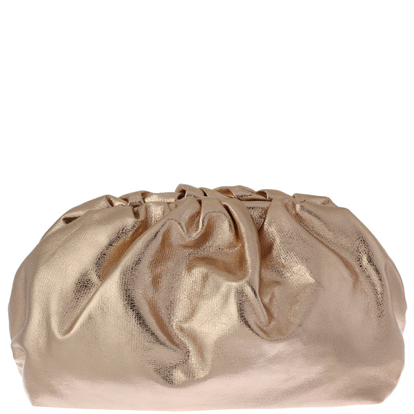 Metallic Oversized Clutch I Gold