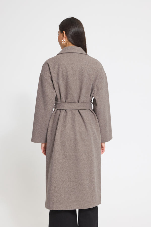 Bianca Belted Coat I Taupe