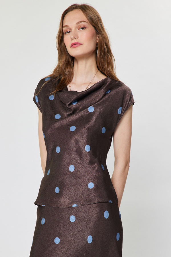 Pamela Polk Dot Blouse