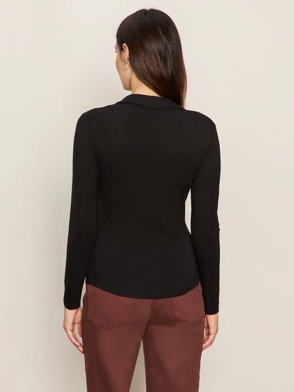 Dreamgirl Soft Button Up I Black