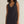 Load image into Gallery viewer, Sloane V neck Knit Denim Dress I Black
