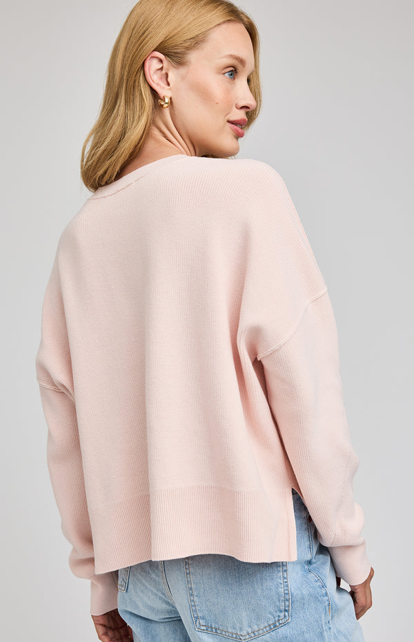 Echo Sweater I Petal Pink