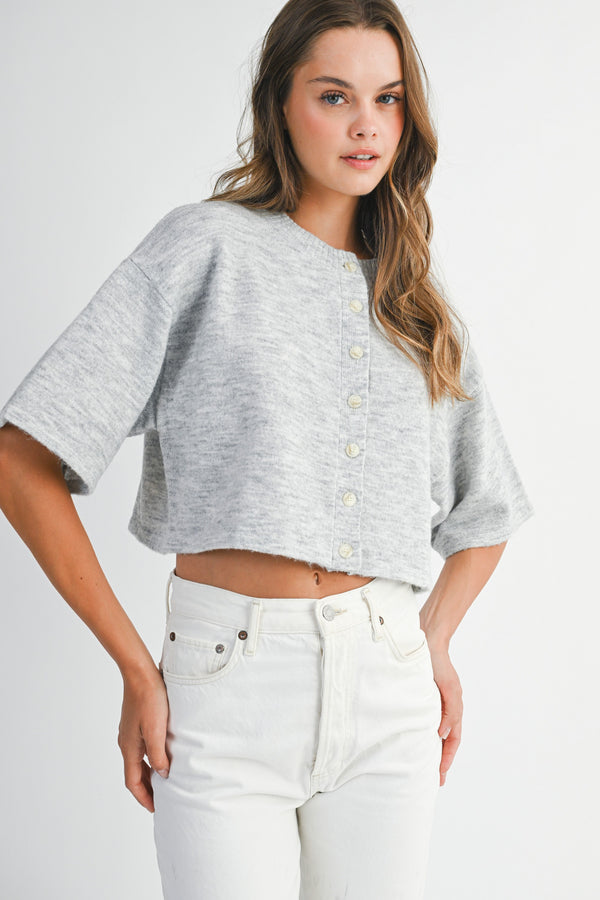 Cloude Short Sleeve Cardigan