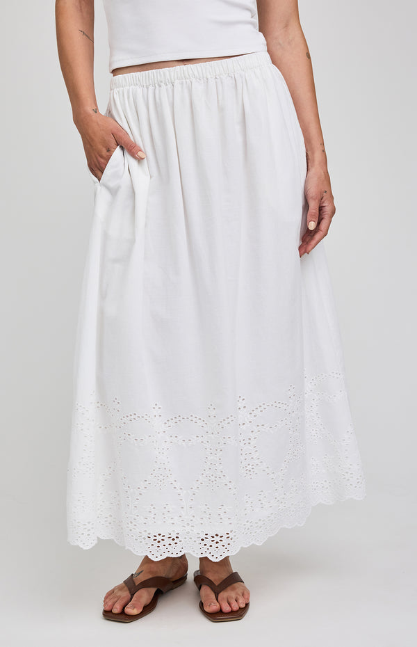 Elodie Skirt I White