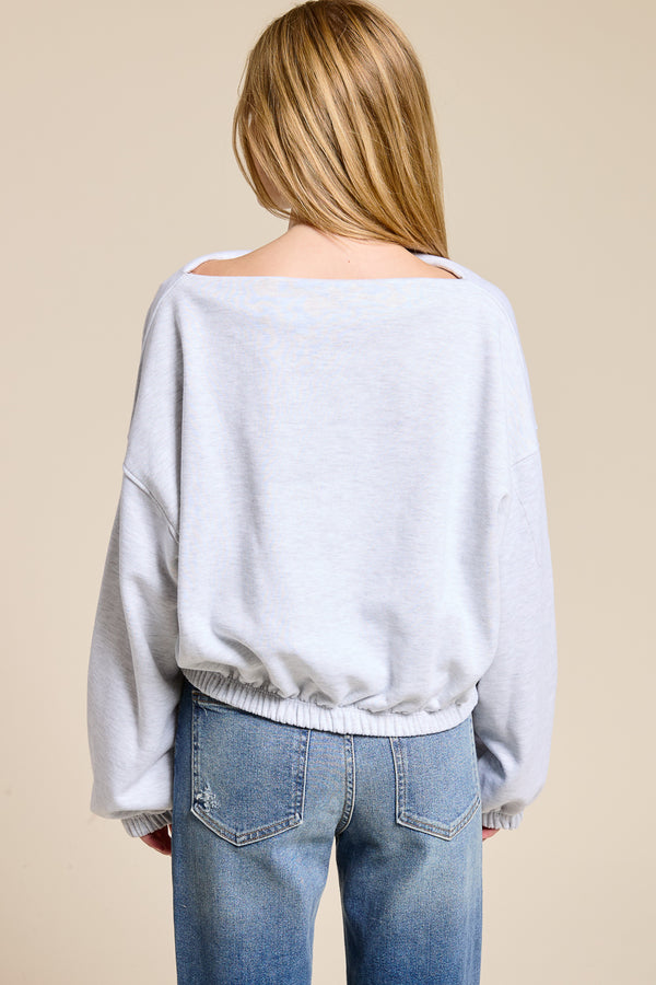 Erin Sweatshirt I Light Grey