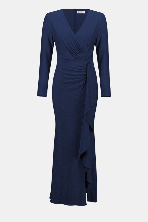 Tara Trumpet Gown I Navy Blue