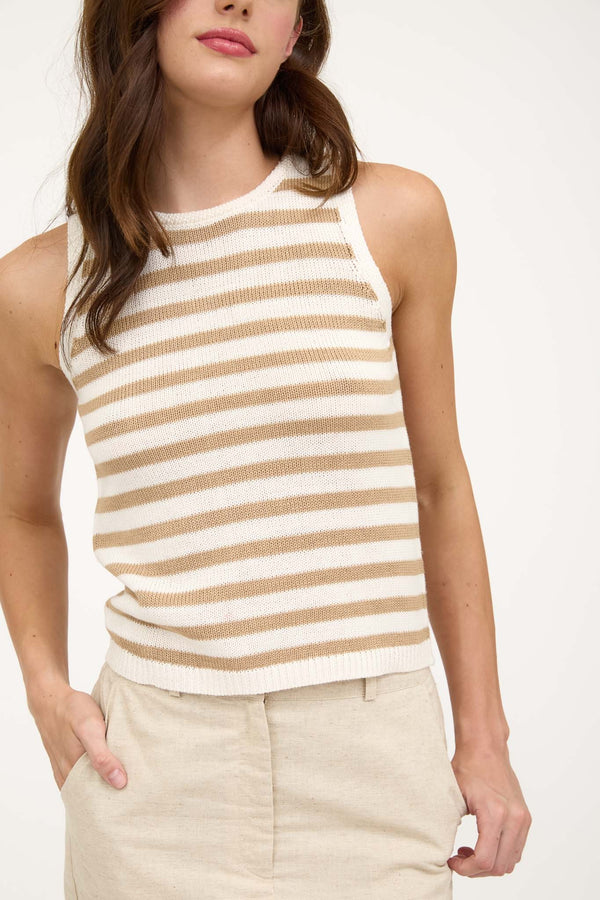 Charlie Knit Top I Khaki