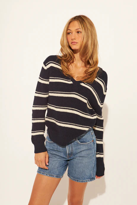 Kieran Sweater I Monaco Stripe