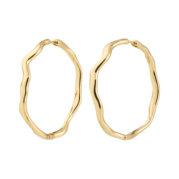 Larkin Hoop Earrings I Gold Plated