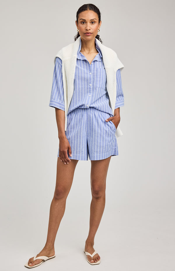 Lima Shorts I Ocean Stripe