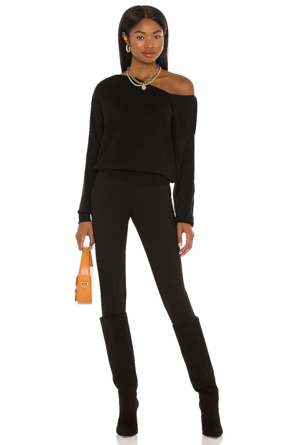 Favourite Off Shoulder Sweater I Black