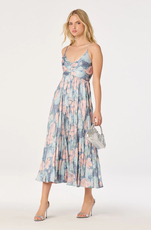 Maeve Dress I Blue Multi Floral