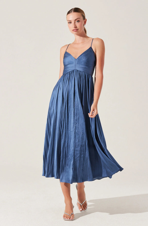 Maeve Dress I Slate Blue