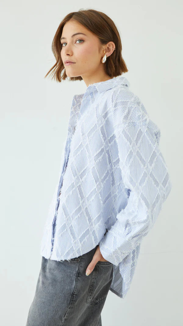 Marlowe Shirt I Blue Stripe