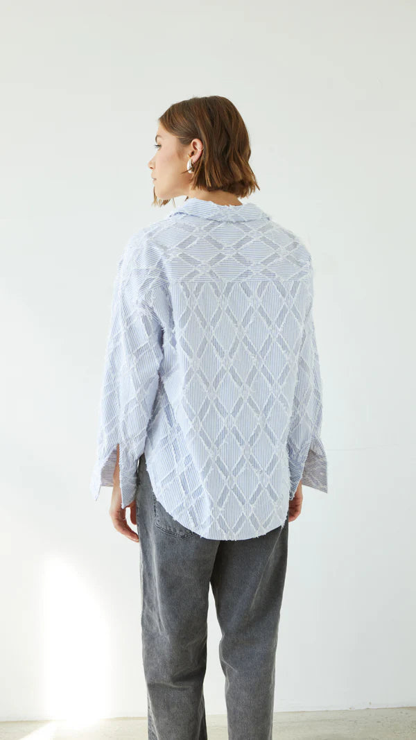 Marlowe Shirt I Blue Stripe