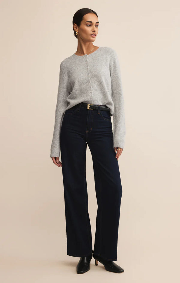 Medina Cozy Cardigan I Light Heather Grey