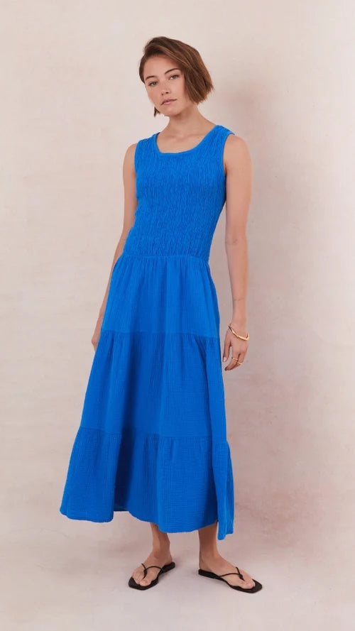 Mel Midi Dress I Azure