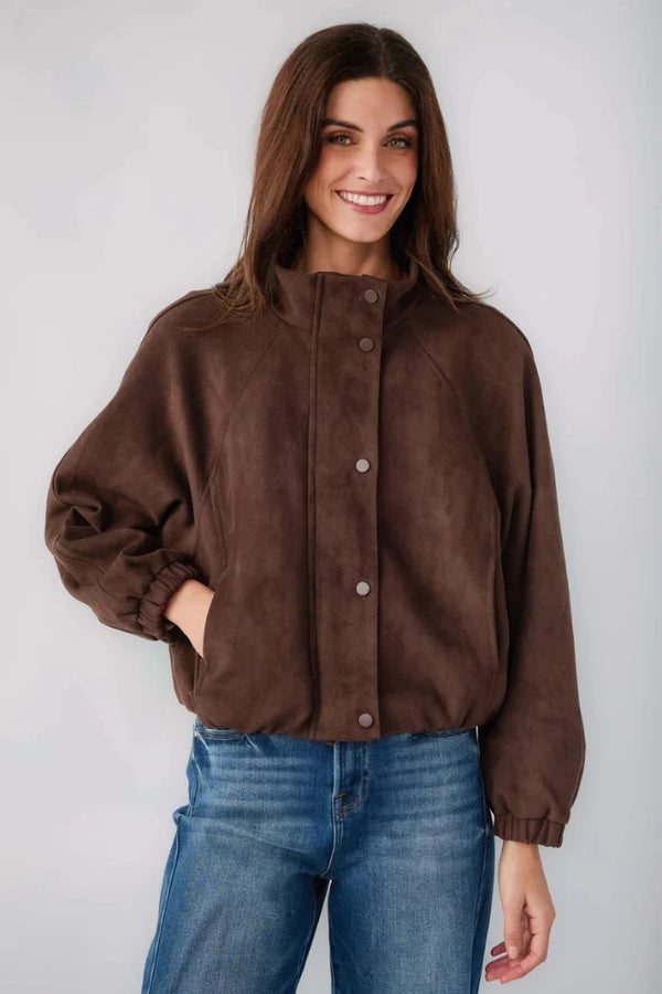 Mia Faux Suede Jacket