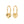 Load image into Gallery viewer, Nova Heart Pendant Earrings I Gold Plated
