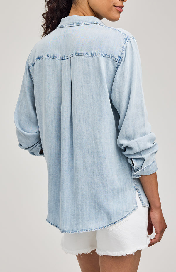 Ozzy Chambray Shirt I Light Blue