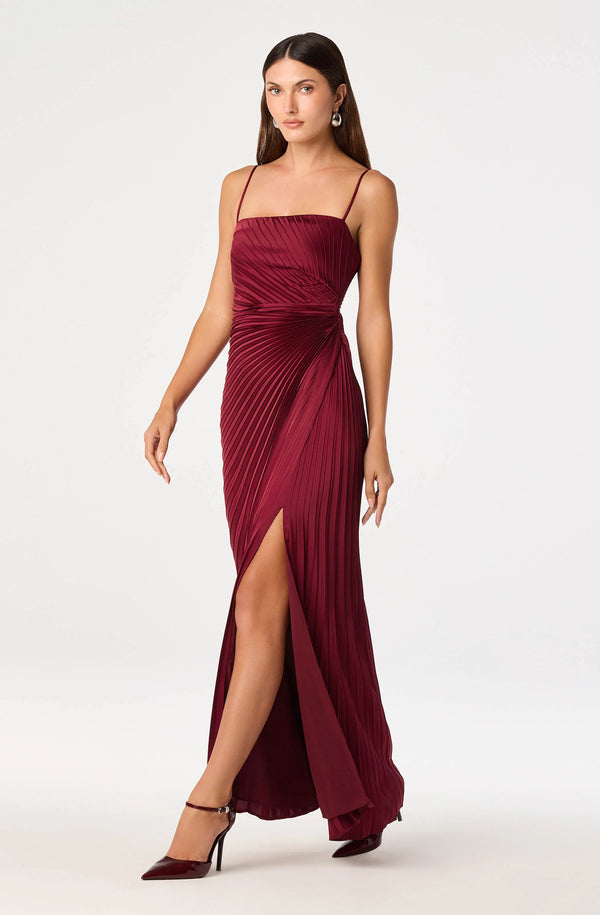 Paulette Dress I Wine