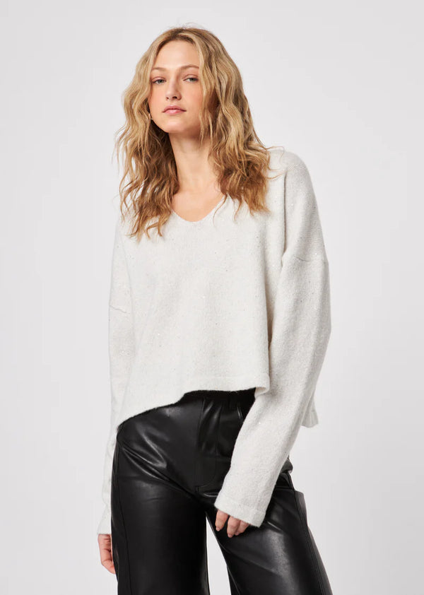 Romy Sweater I White Shimmer
