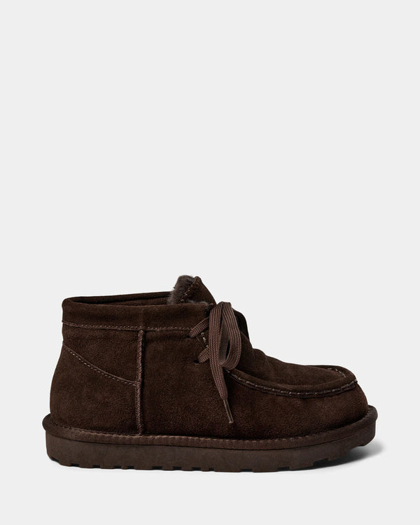 Teddy Boot I Dark Brown