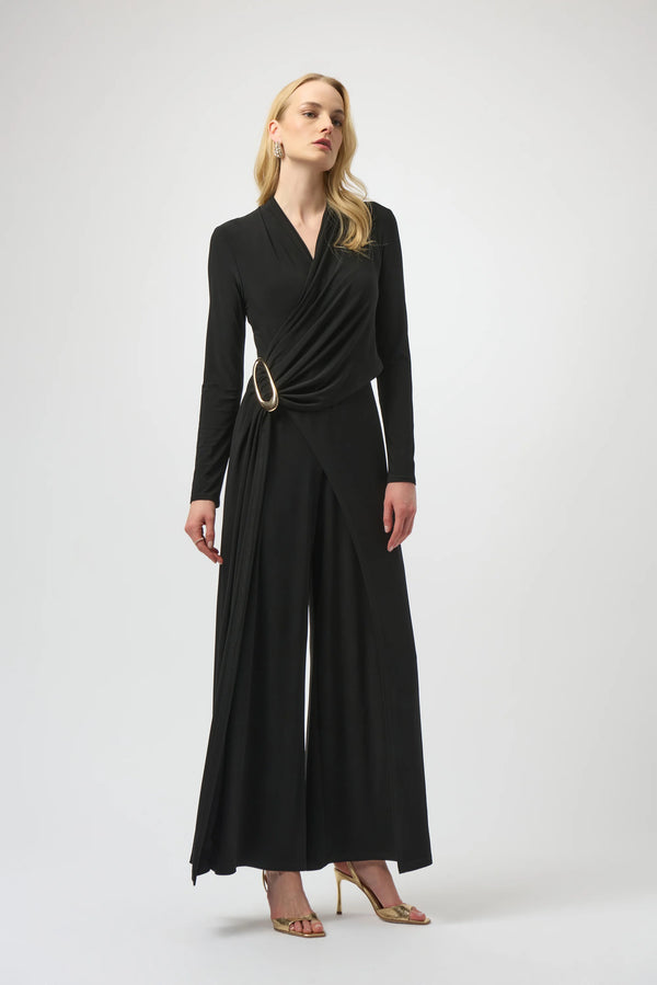 Wionna Wide Leg Jumpsuit I Black