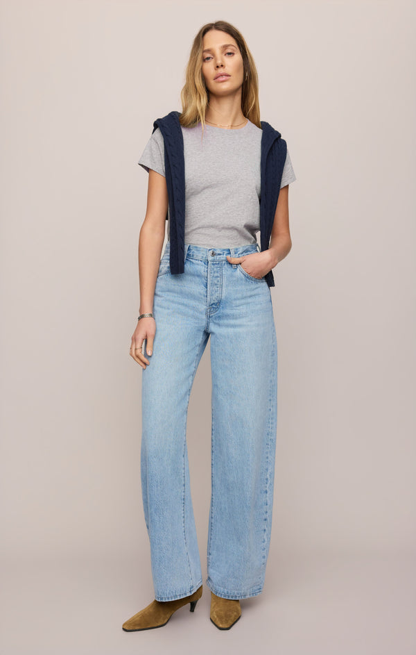 The Show Off High Rise Denim Bowed