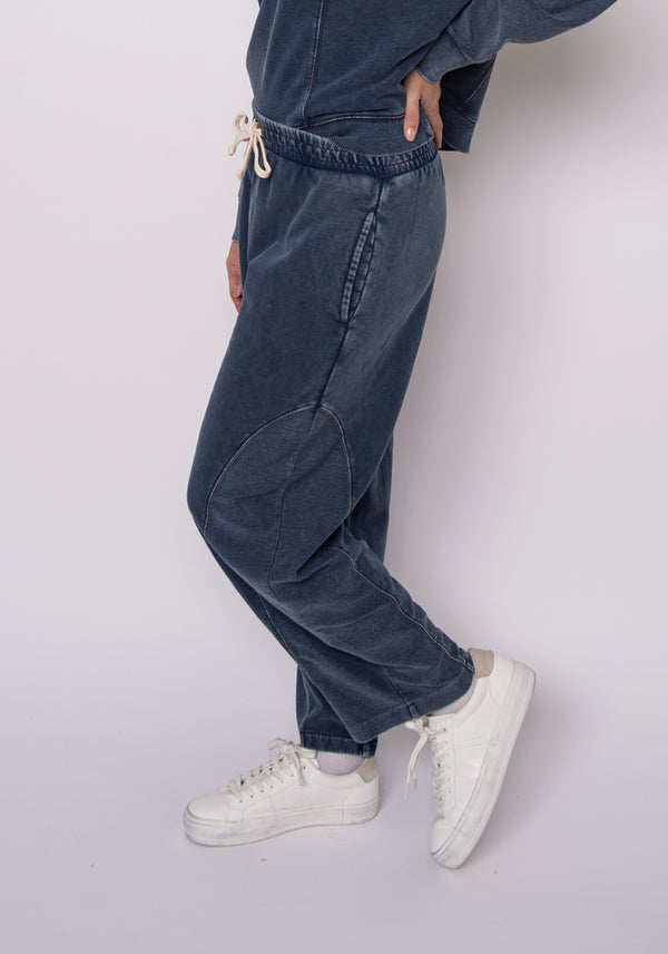 Silco French Terry Jogging Pants I Denim Blue