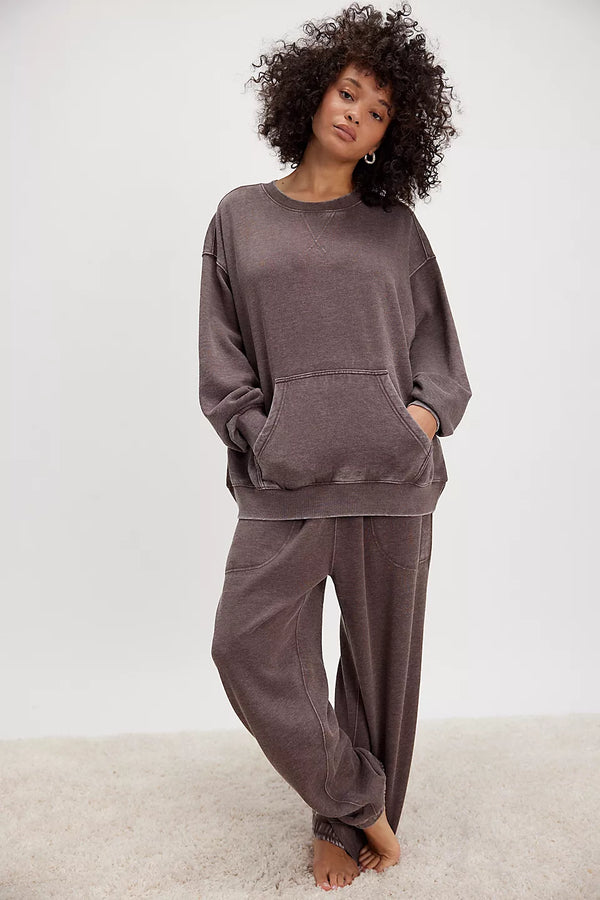 Slow It Down Joggers I French Toast